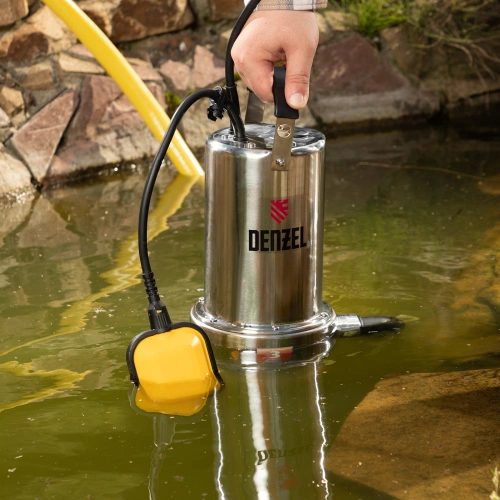 Дренажный насос DP1100X, 1100 Вт, подъем 11 м, 15500 л/ч Denzel по ценам производителя в Екатеринбурге с доставкой по всей России