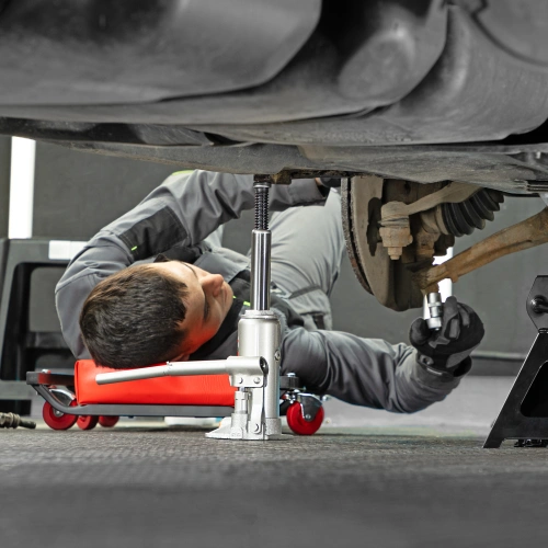 Домкрат гидравлический бутылочный, 4 т, h подъема 194-372 мм, в пластиковом кейсе Matrix по ценам производителя в Екатеринбурге с доставкой по всей России