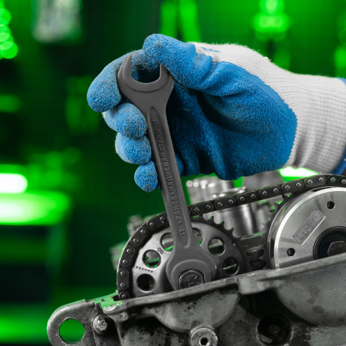 Набор ключей рожковых, 6 - 32 мм, 10 шт., CrV, фосфатированные Сибртех по ценам производителя в Екатеринбурге с доставкой по всей России