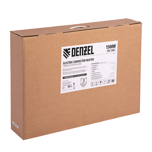 Конвектор электрический XCE-1500, 230 В, 1500 Вт, X-образный нагреватель Denzel по ценам производителя в Екатеринбурге с доставкой по всей России