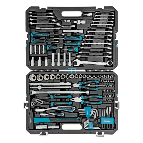 Набор инструментов, 1/4", 1/2", CrV, 120 зубьев, 115 предметов Gross по ценам производителя в Екатеринбурге с доставкой по всей России