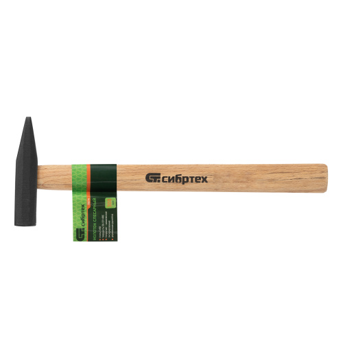 Молоток слесарный 300 г, квадратный боек, деревянная рукоятка Сибртех по ценам производителя в Екатеринбурге с доставкой по всей России