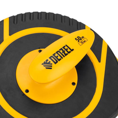 Рулетка геодезическая 50 м х 15 мм, закрытый корпус, фиберглассовая лента Denzel по ценам производителя в Екатеринбурге с доставкой по всей России