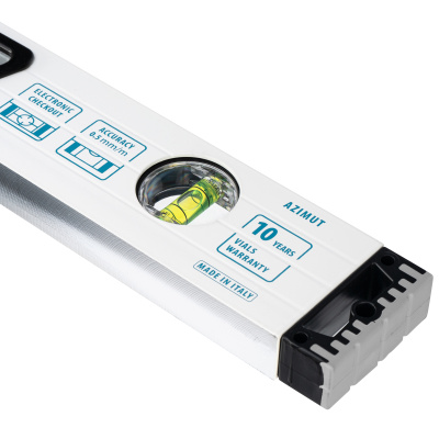 Уровень алюминиевый, 800 мм, усиленный, рукоятки, фрезерованный, 3 глазка, магнитный Gross по ценам производителя в Екатеринбурге с доставкой по всей России