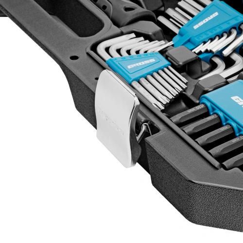 Набор инструментов, 1/4", 1/2", CrV, 120 зубьев, 115 предметов Gross по ценам производителя в Екатеринбурге с доставкой по всей России