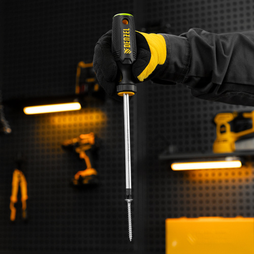 Отвертка, PZ3x150 мм, S2, 3к рукоятка Denzel по ценам производителя в Екатеринбурге с доставкой по всей России