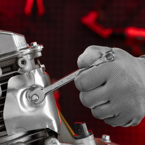 Ключ комбинированный, 9 мм, CrV, полированный хром Matrix по ценам производителя в Екатеринбурге с доставкой по всей России