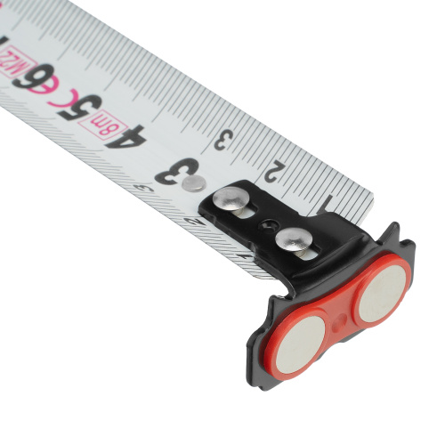 Рулетка Magnetisch 8 м х 25 мм,обрезиненный корпус,автоматическая фиксация,Нейлоновое покрытиеытие,зацеп с магнитом Gross по ценам производителя в Екатеринбурге с доставкой по всей России