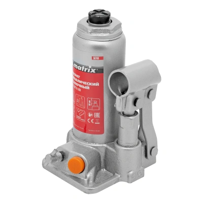 Домкрат гидравлический бутылочный, 2 т, h подъема 158-308 мм Matrix купить в Москве с доставкой по всей России | ProtosMarket.ru