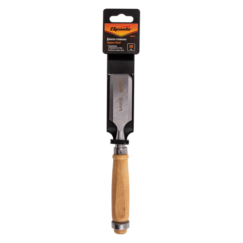 Долото-стамеска 30 мм, деревянная рукоятка Sparta по ценам производителя в Екатеринбурге с доставкой по всей России