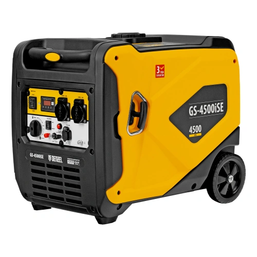 Генератор инверторный GS-4500iSE, 4,5 кВт, 230 В, закрытый корпус, электростартер Denzel по ценам производителя в Екатеринбурге с доставкой по всей России