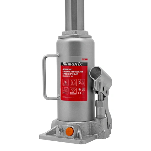 Домкрат гидравлический бутылочный, 10 т, h подъема 230-460 мм Matrix по ценам производителя в Екатеринбурге с доставкой по всей России