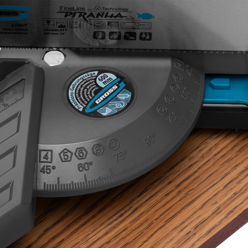 Стусло прецизионное, двухплоскостное, пила 600 мм, две прижимные струбцины, ограничительный упор Gross по ценам производителя в Екатеринбурге с доставкой по всей России