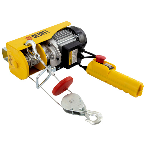 Тельфер электрический TF-250, 0.25 т, 540 Вт, высота 12 м, 10 м/мин Denzel по ценам производителя в Екатеринбурге с доставкой по всей России