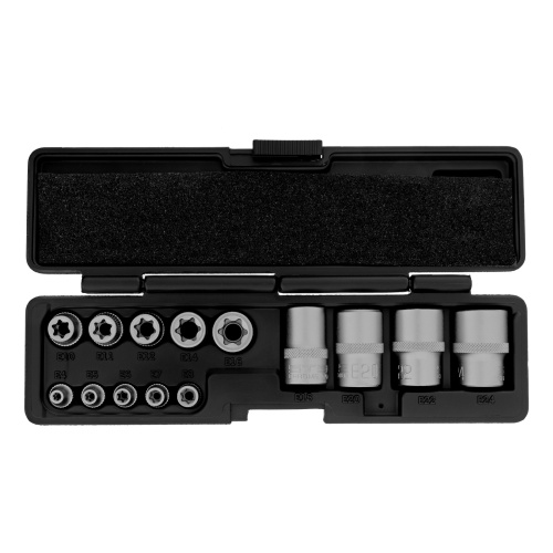 Набор головок Torx , 14 предметов, 1/4, 3/8, 1/2 Stels по ценам производителя в Екатеринбурге с доставкой по всей России