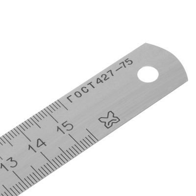 Линейка измерительная, 150 мм, металлическая по ценам производителя в Екатеринбурге с доставкой по всей России