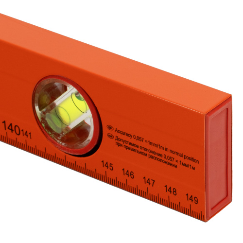 Уровень алюминиевый, 1500 мм, 3 глазка, желтый, линейка Sparta по ценам производителя в Екатеринбурге с доставкой по всей России