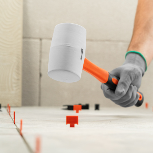 Киянка резиновая, 680 г, белая резина, фибергласовая рукоятка Sparta по ценам производителя в Екатеринбурге с доставкой по всей России