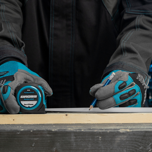 Рулетка Komfortabel 5 м х 25 мм,обрезиненный корпус Gross по ценам производителя в Екатеринбурге с доставкой по всей России