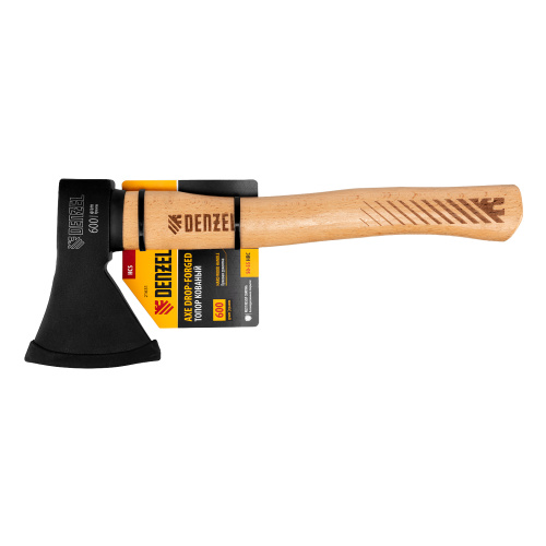 Топор, 600 г, кованый, буковое топорище Denzel по ценам производителя в Екатеринбурге с доставкой по всей России