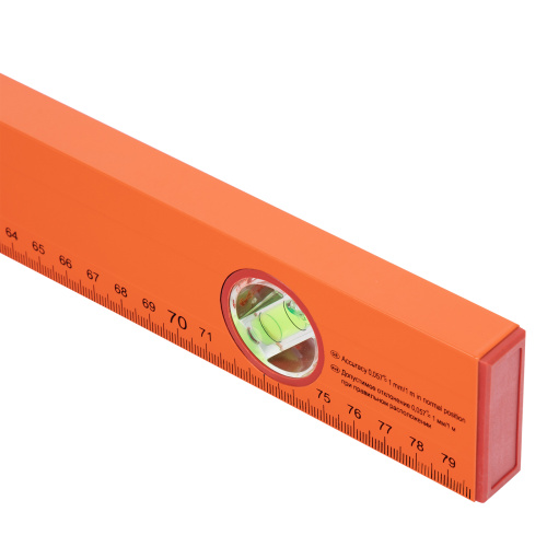 Уровень алюминиевый, 800 мм, 3 глазка, желтый, линейка Sparta по ценам производителя в Екатеринбурге с доставкой по всей России