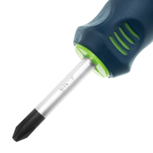 Отвертка, PH2 х 38 мм, CrV, двухкомпонентная рукоятка Сибртех по ценам производителя в Екатеринбурге с доставкой по всей России
