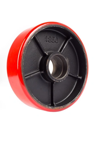 Колесо полиуретановое 180х50 мм без подшипника для тележек гидравлических BF/DF-III/RHP/AC/DF/CW2 по ценам производителя в Екатеринбурге с доставкой по всей России