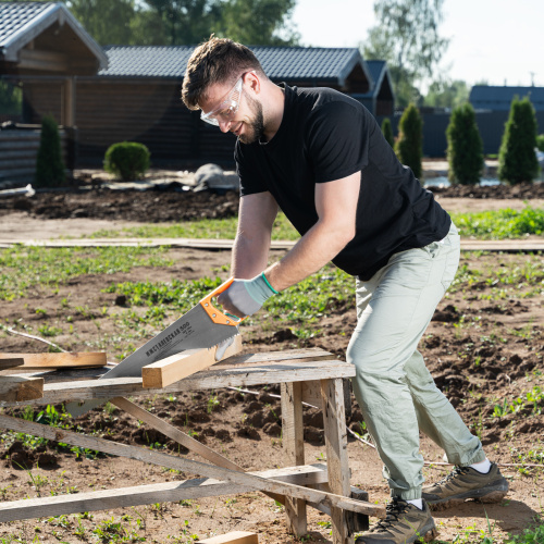 Ножовка по дереву, 500 мм, шаг зубьев 8 мм, пластиковая рукоятка по ценам производителя в Екатеринбурге с доставкой по всей России