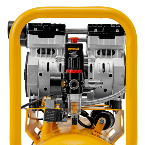 Компрессор безмасляный, малошумный DLS 1500/50, 1500 ВТ, 2x750, 50 л, 260 л/мин Denzel по ценам производителя в Екатеринбурге с доставкой по всей России