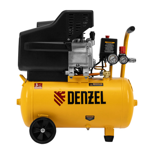 Компрессор воздушный DC1500/24, прямой привод, 1.5 кВт, 24 литра, 220 л/мин Denzel по ценам производителя в Екатеринбурге с доставкой по всей России