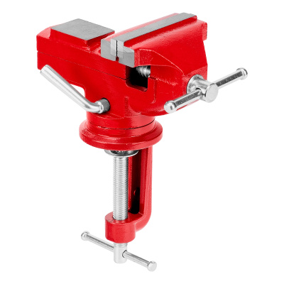 Тиски слесарные, 80 мм, настольные, поворотные, c наковальней MTX по ценам производителя в Екатеринбурге с доставкой по всей России