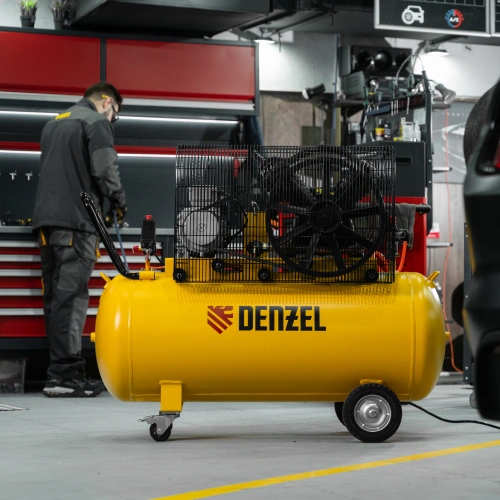 Компрессор воздушный рем. привод BCV 4000-T/200, 4,0 кВт, 200 литров, 690 л/мин Denzel по ценам производителя в Екатеринбурге с доставкой по всей России