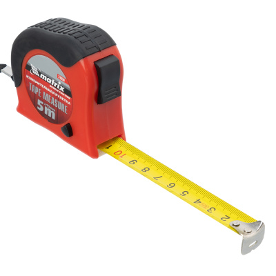 Рулетка Double fixation,5 м х 19 мм,обрезиненный корпус,двойная плавная фиксация Matrix по ценам производителя в Екатеринбурге с доставкой по всей России