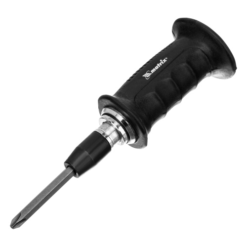 Отвертка ударно-поворотная 1/2, набор бит, 6 шт, черная ручка Профи, пластиковый бокс Matrix по ценам производителя в Екатеринбурге с доставкой по всей России