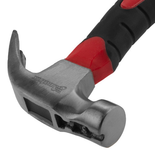 Молоток-гвоздодер мини, боек с магнитом, фибергласовая двухкомпонентная рукоятка, 250 г Matrix по ценам производителя в Екатеринбурге с доставкой по всей России