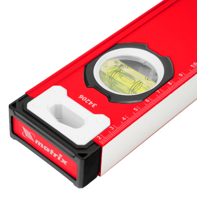 Уровень алюминиевый, фрезерованный, 3 глазка, рукоятки, 2000 мм Matrix по ценам производителя в Екатеринбурге с доставкой по всей России