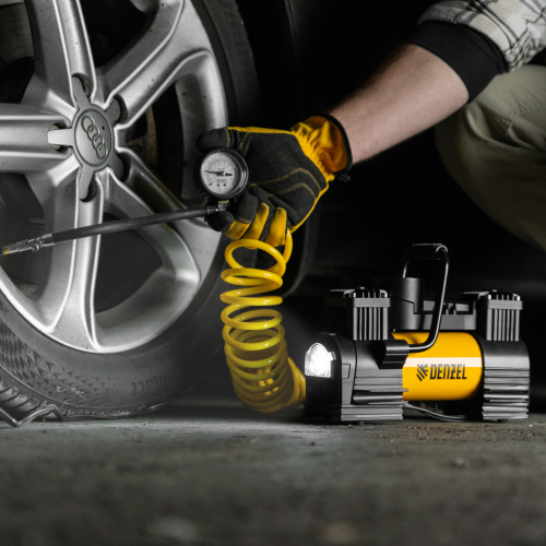 Компрессор автомобильный AC-75, 12 В, 10 атм., 75 л/мин, LED Denzel по ценам производителя в Екатеринбурге с доставкой по всей России