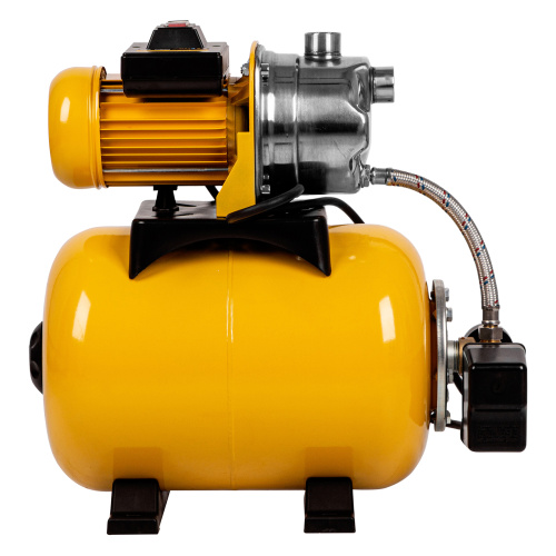 Насосная станция PS1000Х, 1000 Вт, 3500 л/ч, ресивер 24 л, подъем 44 м, нержавейка Denzel по ценам производителя в Екатеринбурге с доставкой по всей России