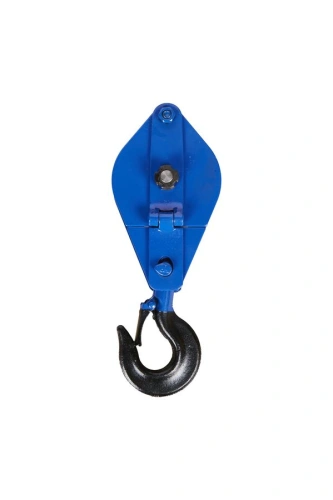 Блок монтажный однорольный с  крюком TOR 0,5 т с откидной щекой (S) по ценам производителя в Екатеринбурге с доставкой по всей России