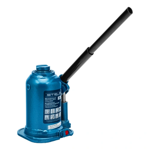 Домкрат гидравлический бутылочный телескопический, 6 т, подъем 180-410 мм Stels по ценам производителя в Екатеринбурге с доставкой по всей России