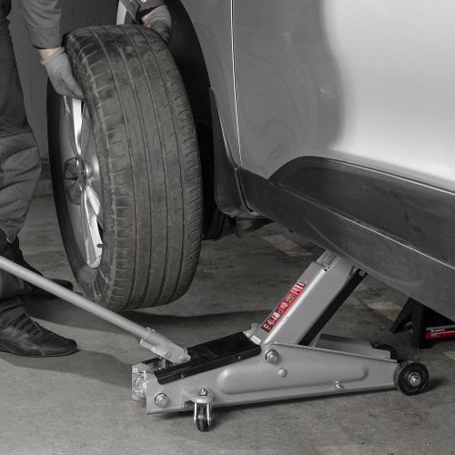 Домкрат гидравлический подкатный, 3 т, высота подъема 130-410 мм Matrix по ценам производителя в Екатеринбурге с доставкой по всей России