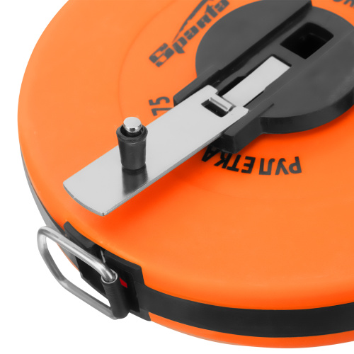 Рулетка геодезическая, 20 м х 12,5 мм, лента ПВХ, закрытый круглый корпус Sparta по ценам производителя в Екатеринбурге с доставкой по всей России