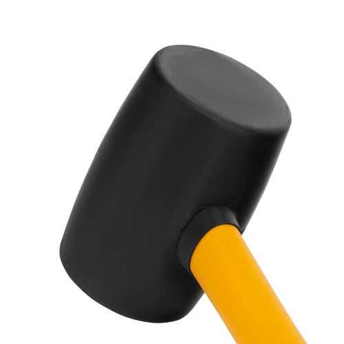 Киянка резиновая, 16 oz, черная резина, фибергласовая рукоятка Denzel по ценам производителя в Екатеринбурге с доставкой по всей России