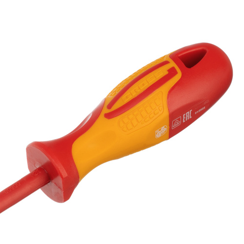 Отвертка диэлектрическая PH1 х 80 мм, CrMo, до 1000 В, двухкомпонентная рукоятка Gross по ценам производителя в Екатеринбурге с доставкой по всей России