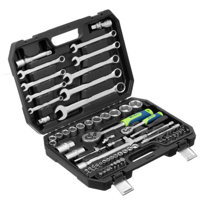 Набор инструментов, 1/2", 1/4", пластиковый кейс, 82 предмета Сибртех по ценам производителя в Екатеринбурге с доставкой по всей России