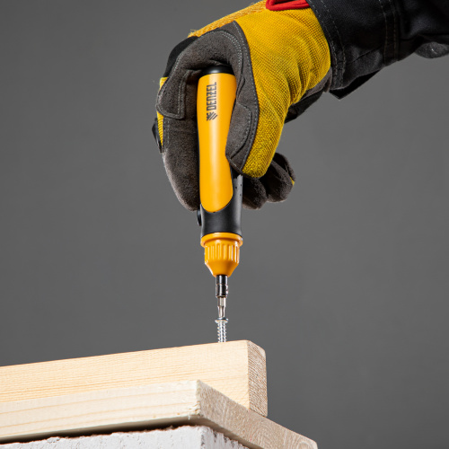 Отвертка реверсивная, механизм SmartPush mini 11 шт, CrMo Denzel по ценам производителя в Екатеринбурге с доставкой по всей России