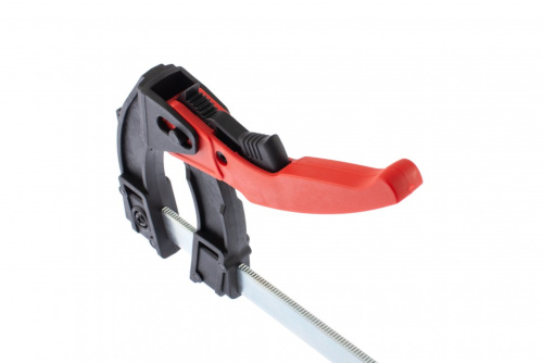 Струбцина реечная быстрозажимная, пластиковый корпус рычажно-храповой механизм, 100 х 90 х 195 мм, штанга 5 х 20 мм Matrix по ценам производителя в Екатеринбурге с доставкой по всей России