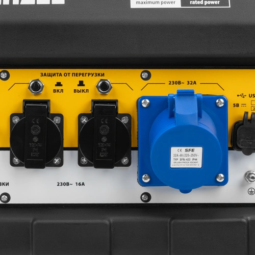 Генератор бензиновый PS 80 EA, 8.0 кВт, 230 В, 25 л, коннектор автоматики, электростартер Denzel по ценам производителя в Екатеринбурге с доставкой по всей России