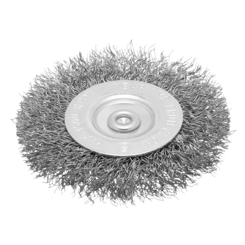 Щетка для дрели, 75 мм, плоская со шпилькой, витая проволока Сибртех по ценам производителя в Екатеринбурге с доставкой по всей России