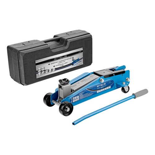 Домкрат гидравлический подкатной, высокий подъем, 3т, SUV, 190-535 мм, в кейсе Stels по ценам производителя в Екатеринбурге с доставкой по всей России